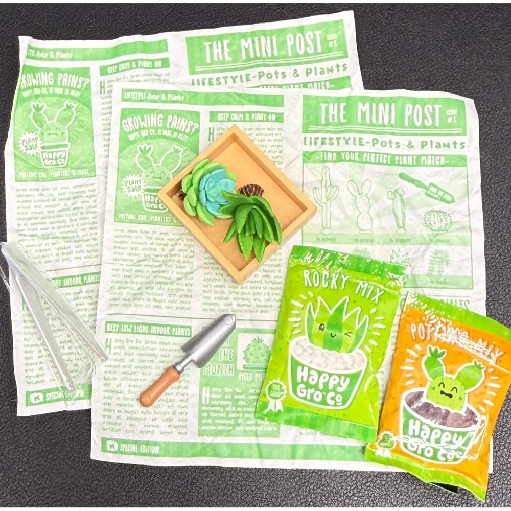 MGA Mini-Verse Make It Mini *Lifestyle Series 1 * Succulent Crate